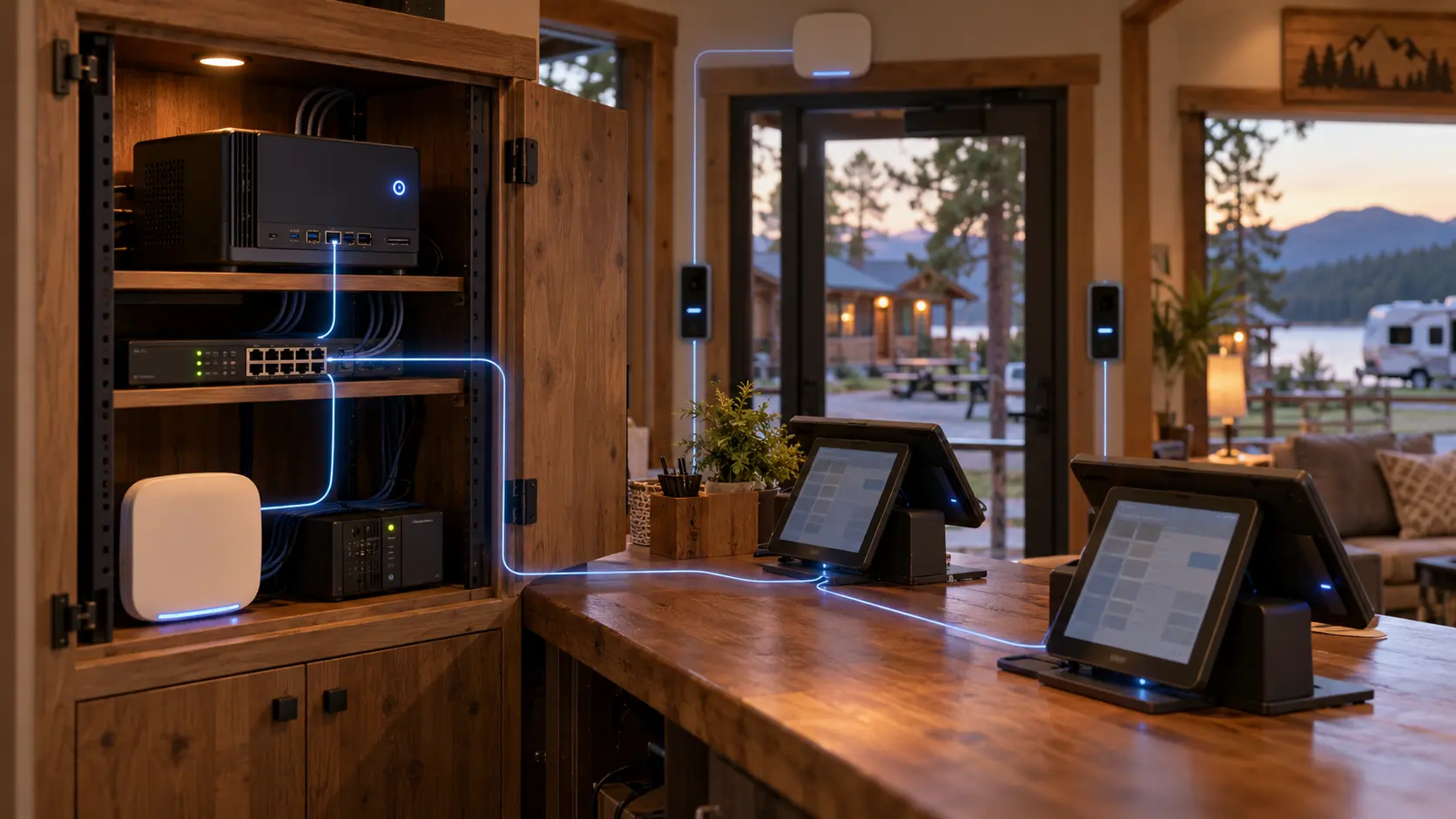 Tapyo Edge reliant les accès d’un resort